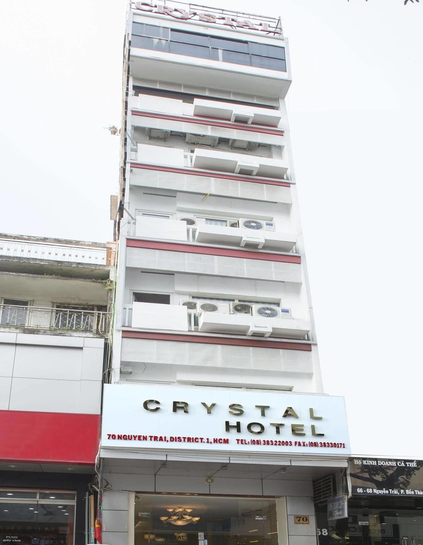 Saigon Crystal Hotel โฮจิมินห์ซิตี้ ภายนอก รูปภาพ