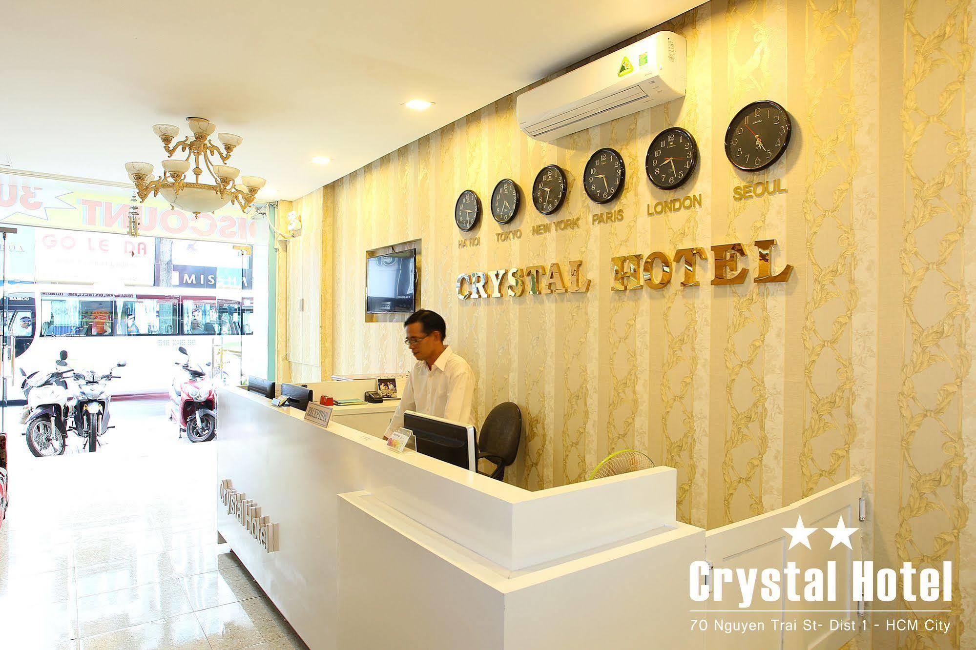 Saigon Crystal Hotel โฮจิมินห์ซิตี้ ภายนอก รูปภาพ