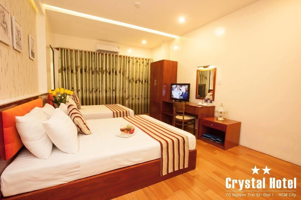 Saigon Crystal Hotel โฮจิมินห์ซิตี้ ภายนอก รูปภาพ