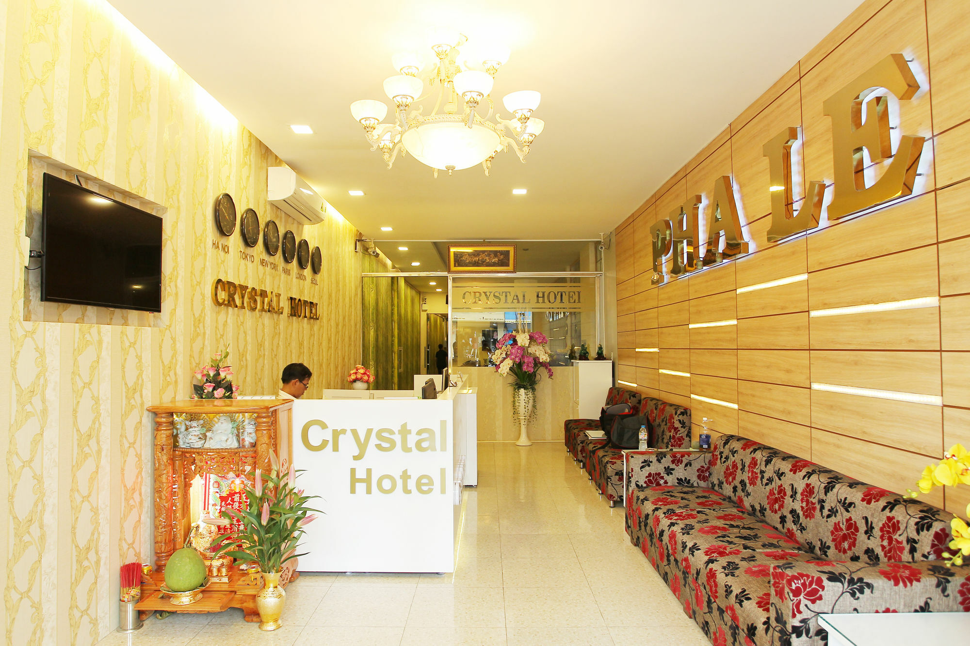 Saigon Crystal Hotel โฮจิมินห์ซิตี้ ภายนอก รูปภาพ